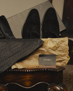 "DOLCE & GABBANA" 00's-10's Black suede wingtip oxford shoes