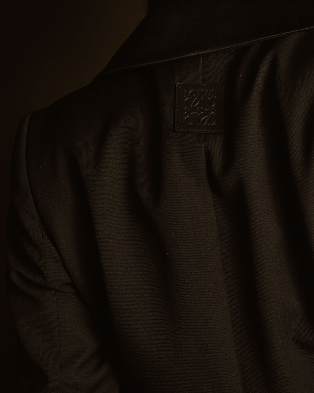 –SPECIAL– "LOEWE"2010’s-20’s wrap-front shawl collar tuxedo jacket