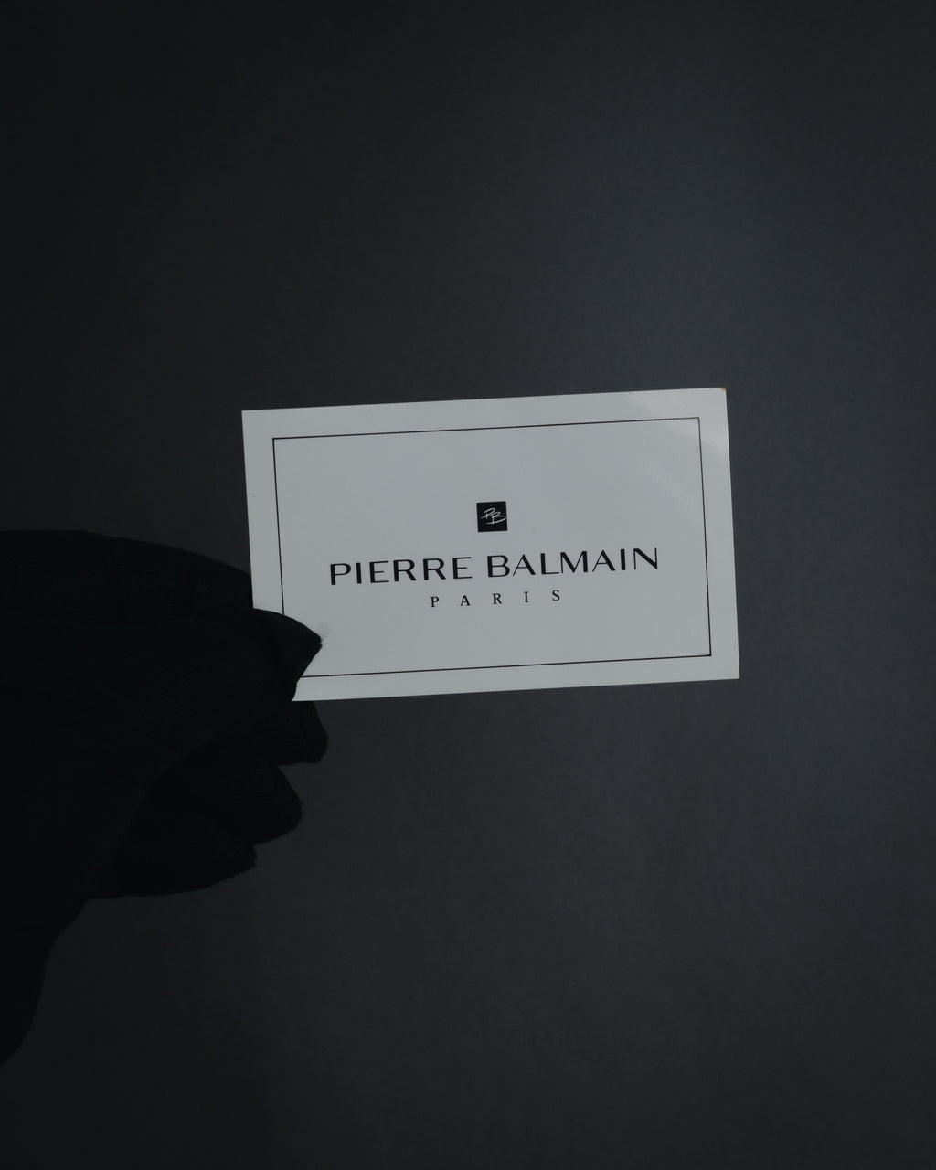 "PIERRE BALMAIN" 80’s-90’s box calf gold bar top handle bag