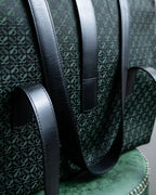 "LOEWE" Anagram pattern combination leather shoulder bag