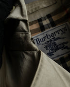 "BURBERRYS" Classic military detail maxi length trench coat
