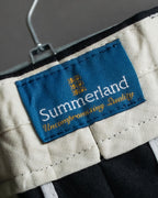 "Vintage high-waisted wide tapered slacks"