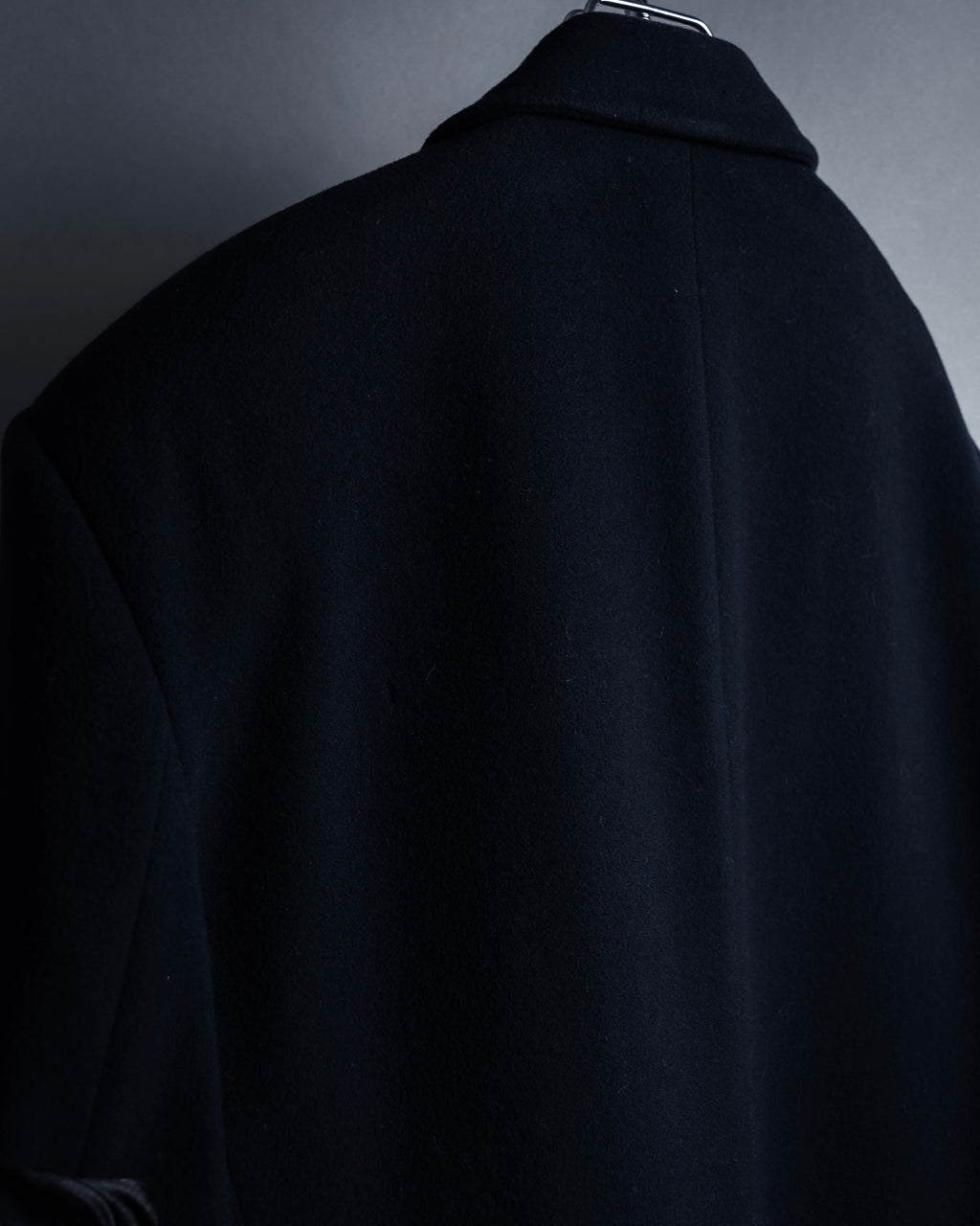 "STUDIO 0001 BY FERRE" Structured silhouette super long chester coat