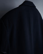 "STUDIO 0001 BY FERRE" Structured silhouette super long chester coat