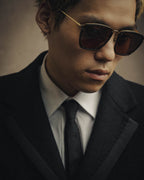 -SPECIAL- “GUCCI” 2010’s Oversized titanium and acetate sunglasses