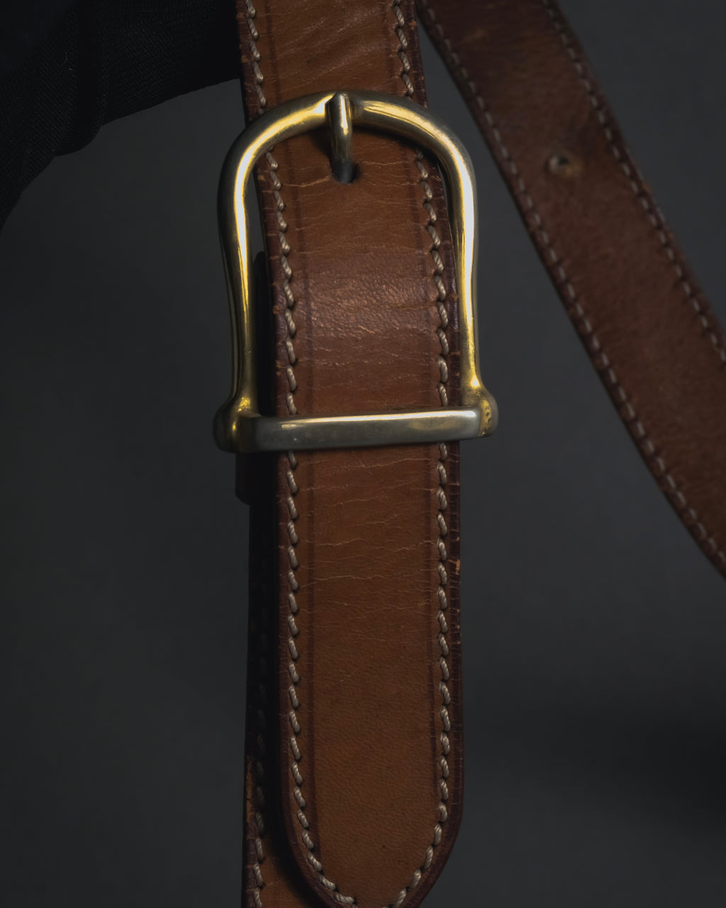 "CELINE" 80’s macadam canvas shoulder bag