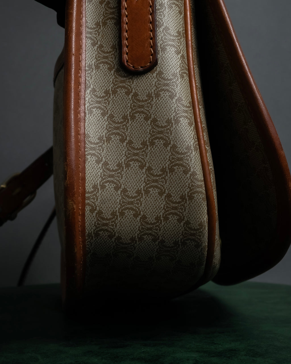 "CELINE Macadam pattern combination shoulder bag