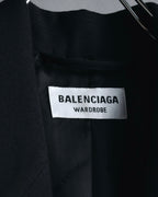 "BALENCIAGA" 2022SS hourglass tailored wardrobe jacket