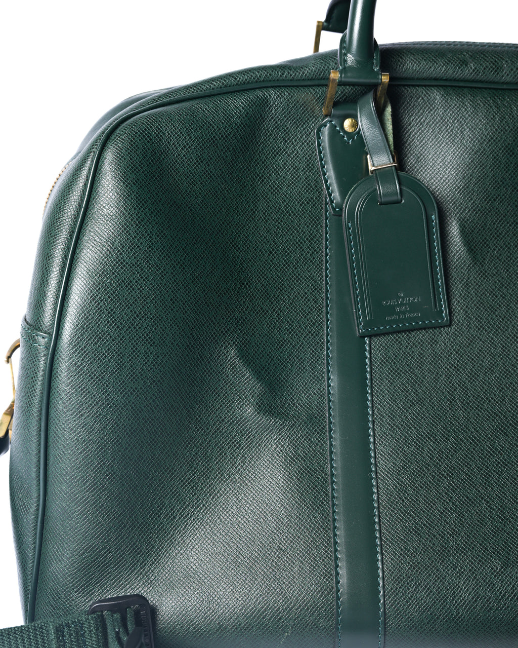 LOUIS VUITTON/ “Taiga Kendall GM” 2 Way Big Boston Bag Green