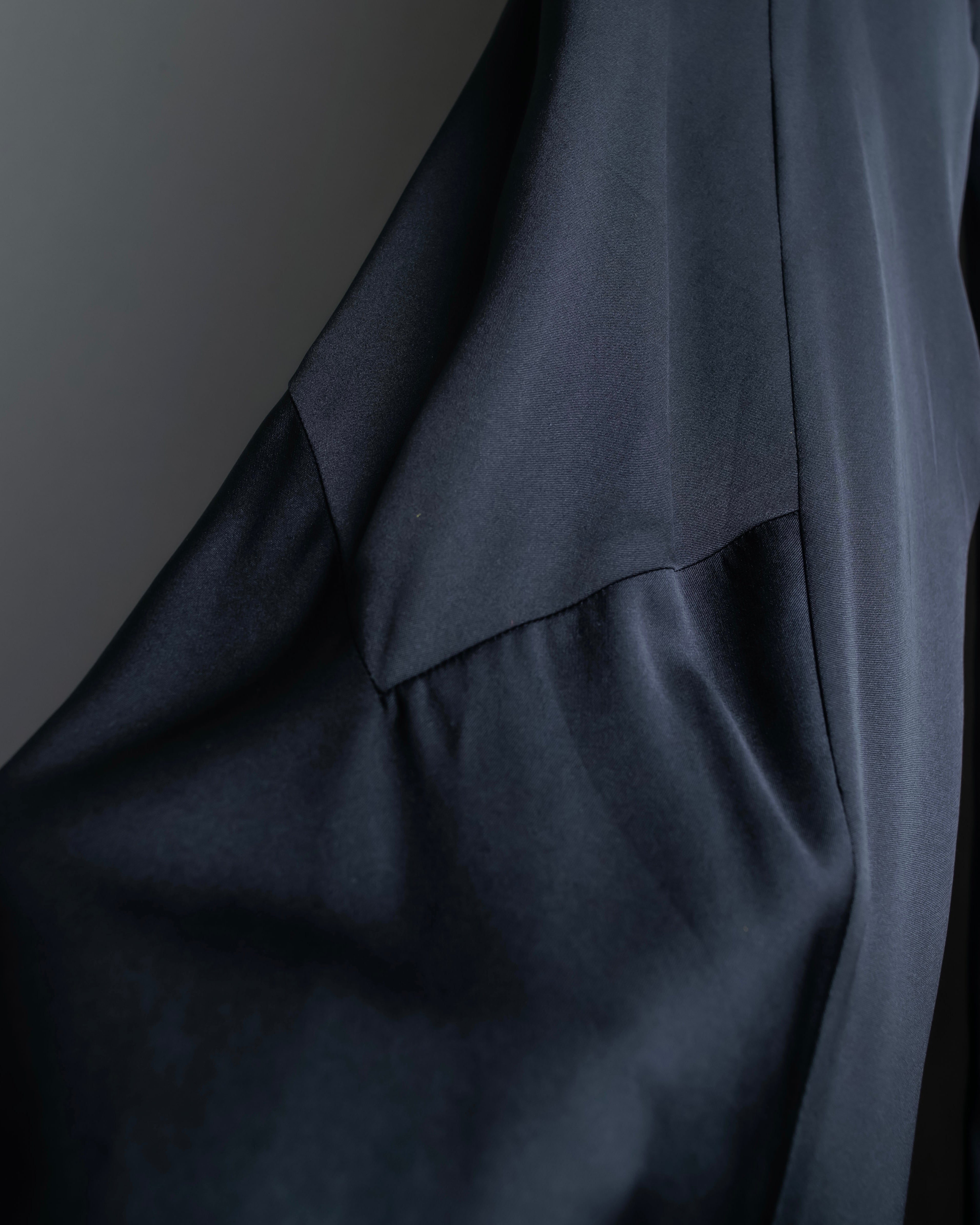 “CHANEL” Designed hem silk flare pants