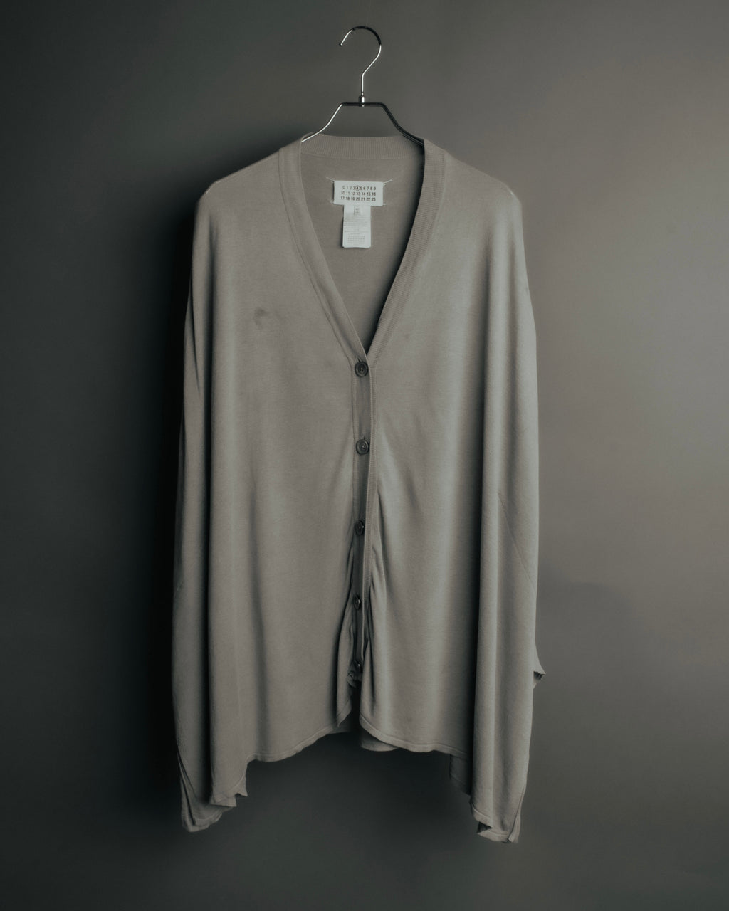 “Maison Martin Margiela” 2012SS line 4 oversized draped knit cardigan