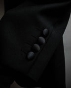 "CHRISTIAN DIOR MONSIEUR" Classical tailored Zegna base satin tuxedo set up