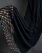 “JUNYA WATANABE” narrow waist  lame designed hem long dress