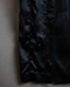 "THOM BROWNE" Shiny long hidden button shirt