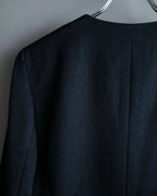 “Christian Dior” Beautiful shape no collar jacket