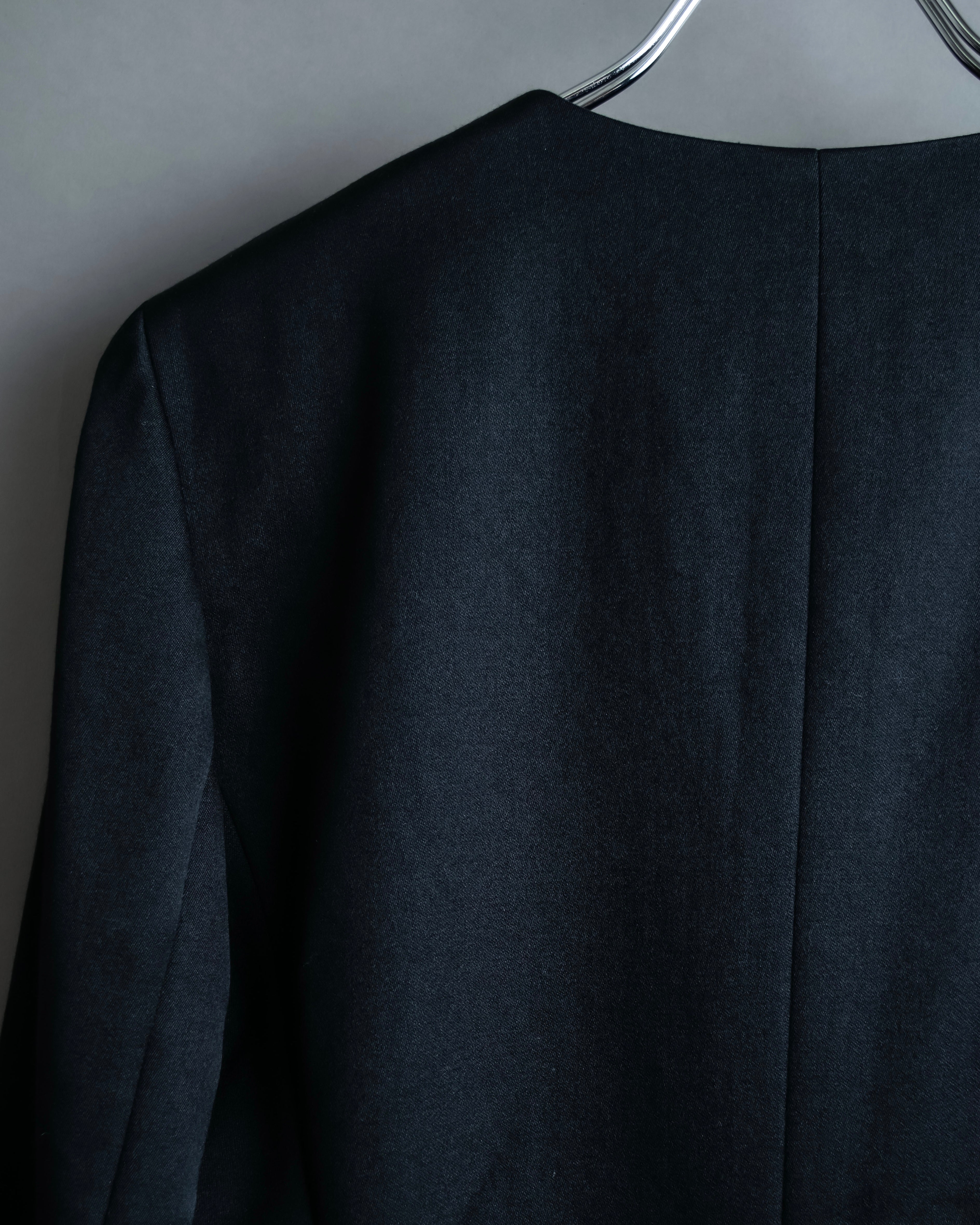 “Christian Dior” Beautiful shape no collar jacket