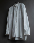 "JEAN PAUL GAULTIER" Cotton poplin stand-collar white shirt