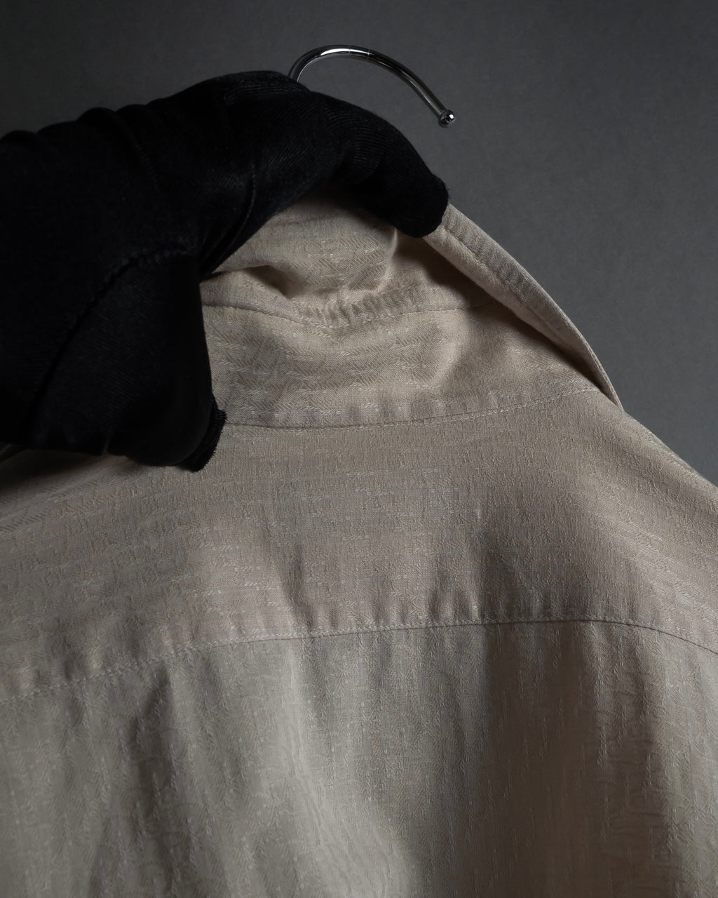 "CHRISTIAN DIOR MONSIEUR" 80's Marc Bohan design woven shirt