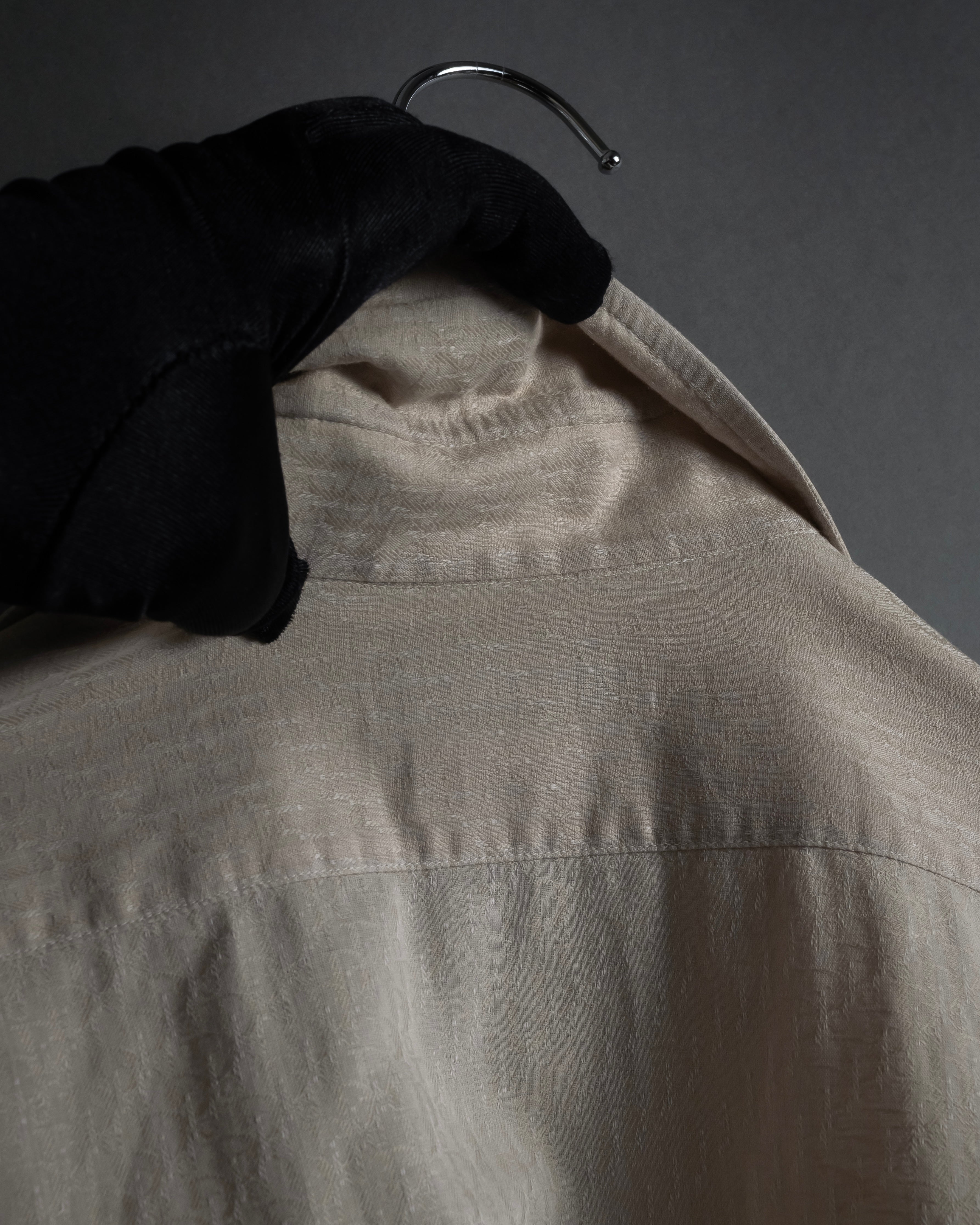 "CHRISTIAN DIOR MONSIEUR" 80's Marc Bohan design woven shirt