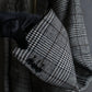 "RAF SIMONS" 20-21AW Glen check pattern tailored shape coat