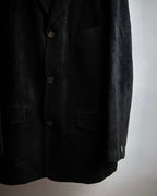 "BURBERRY" Thick wale corduroy oversized tailored jacket