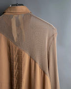 "N21 NUMEROVENTUNO" Switching design concealed shirt