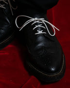 "THOM BROWNE" Wingtip design rubber sole leather shoes