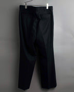 "YVES SAINT LAURENT" 00's shadow stripe pattern beautiful tailoring set up