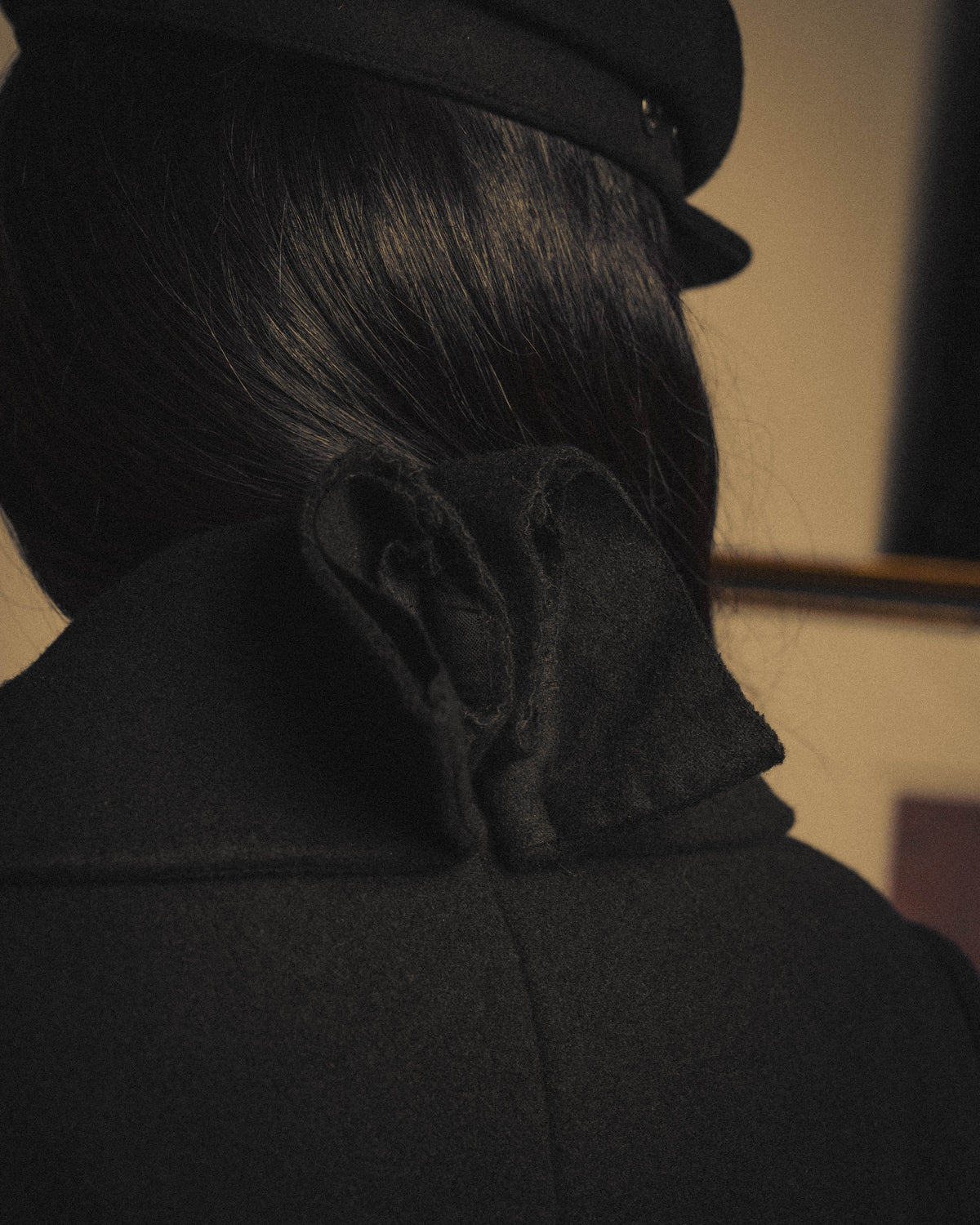 –SPECIAL– “JUNYA WATANABE” 06AW Sculptural twisted-collar wool long coat