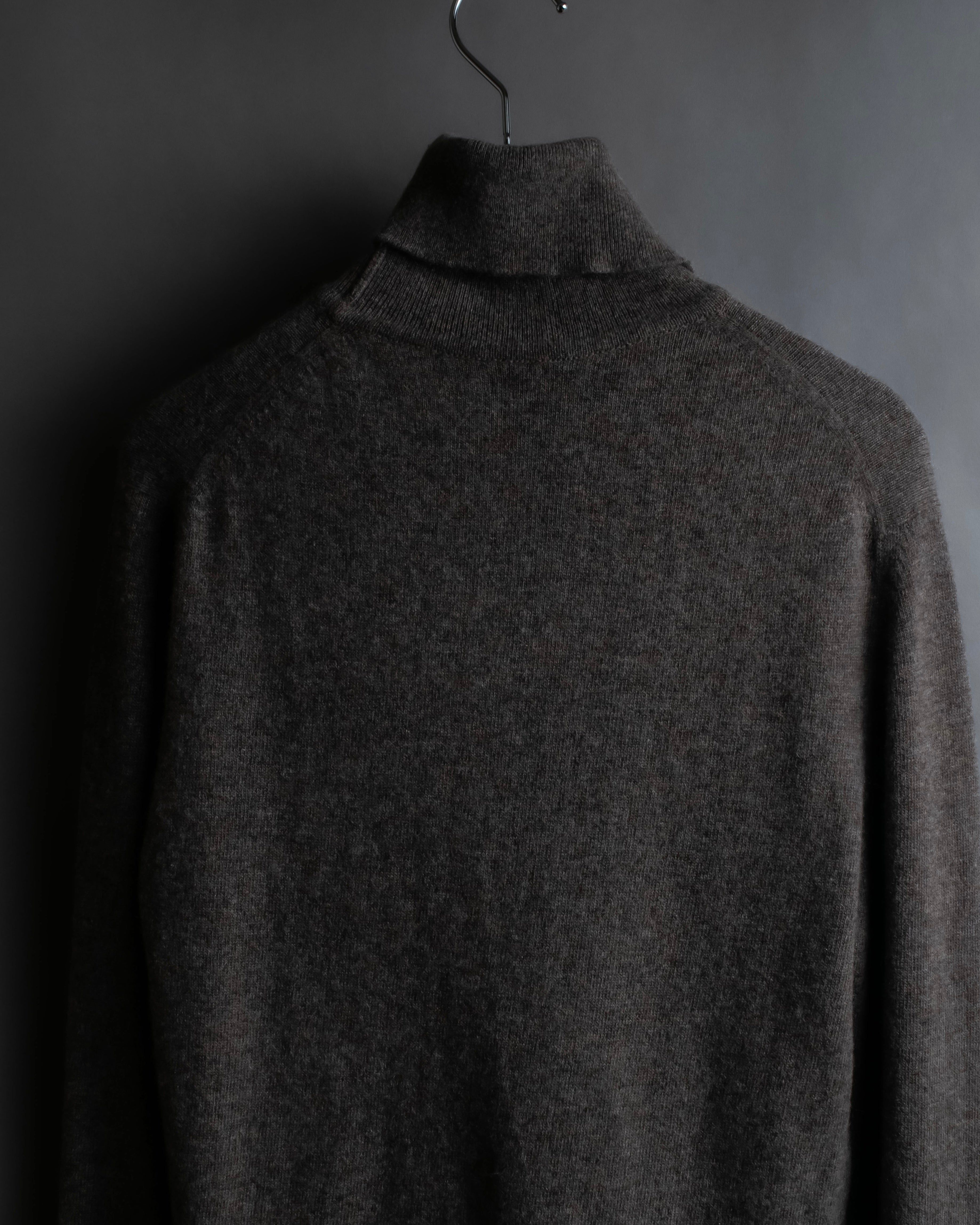 "HERMES" Margiela period cashmere high neck knit pullover