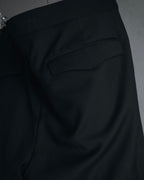 "Dior Homme" Chris Van Assche design satin lapel tuxedo set up