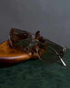 "Christian Dior" Metal acetate combination design sunglasses