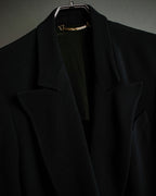 "GUCCI" Three-dimensional lapel design draped tailored jacket