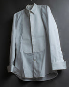 "GIVENCHY" Bosom panel design white shirt