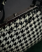 “JUNYA WATANABE COMME des GARÇONS” 2010’s Houndstooth embossed leather doctor bag