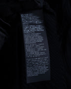 "Saint Laurent Paris" Jacquard pattern silk black shirt