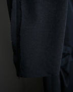 "B Yohji Yamamoto" Inside-out design super long shirt coat