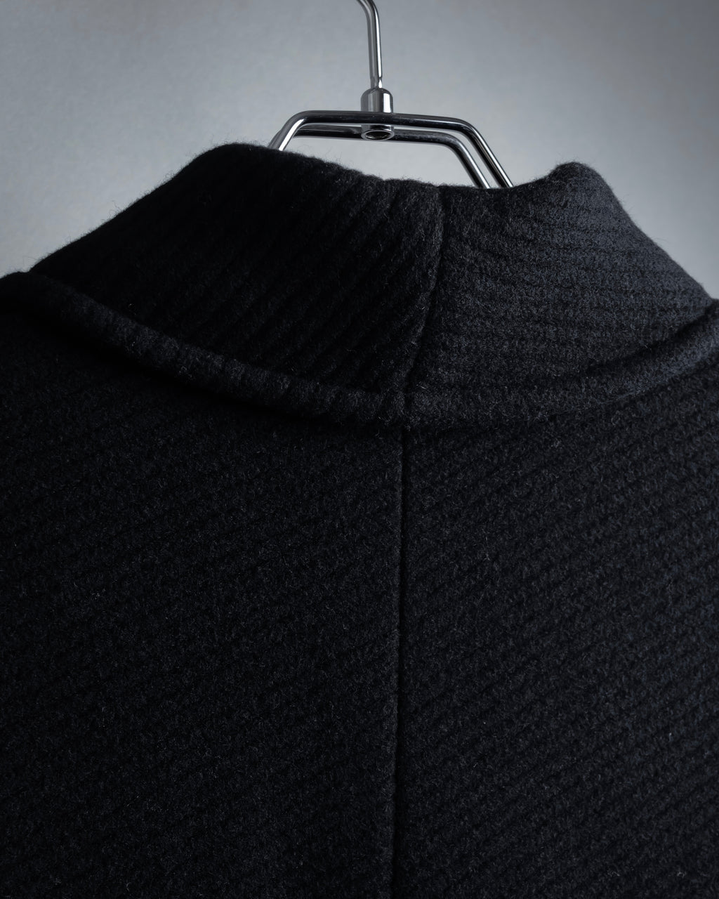 "Valentino Garavani"Shawl collar A-line silhouette long coat