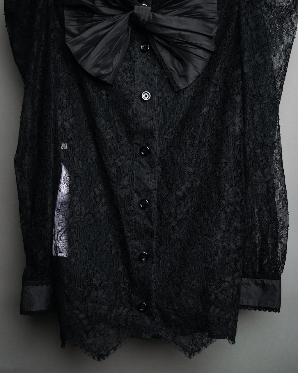 -SPECIAL- “GUCCI“ 2017-18 Fall winter lace bow blouse