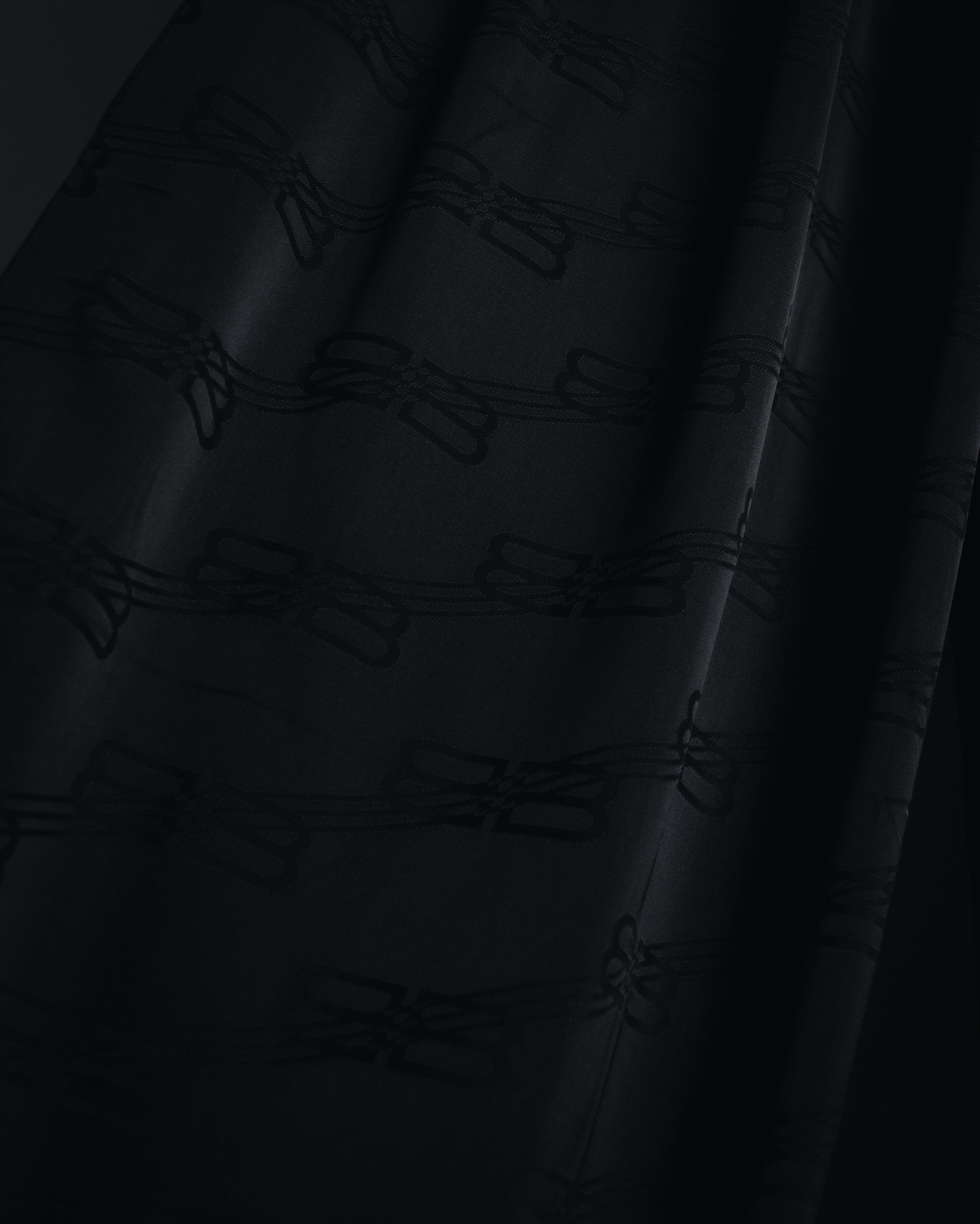 BALENCIAGA 2022春夏影子字母宽松休闲裤