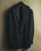 "BOTTEGA VENETA"  Late 90's-early 00's textured tailored short coat