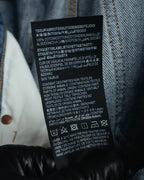 -SPECIAL- “SAINT LAURENT” 2023’s Long extreme baggy faded denim jeans