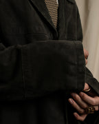 -SPECIAL- "GUCCI" 1998's-01's Tom Ford period beautiful faded suede long coat