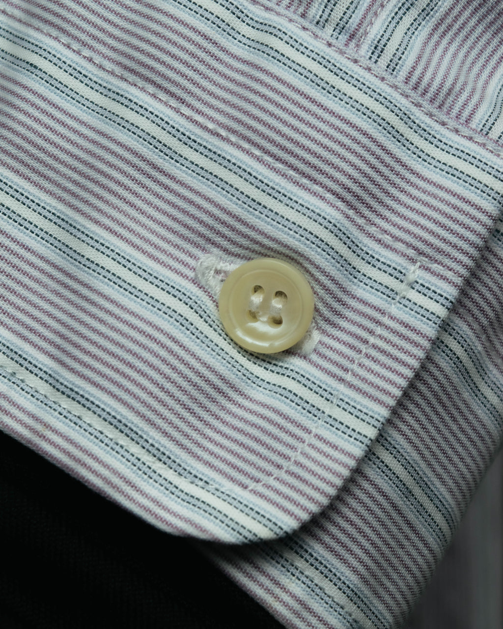 "Christian Dior" 80's-90's Relaxed striped long sleeve shirt