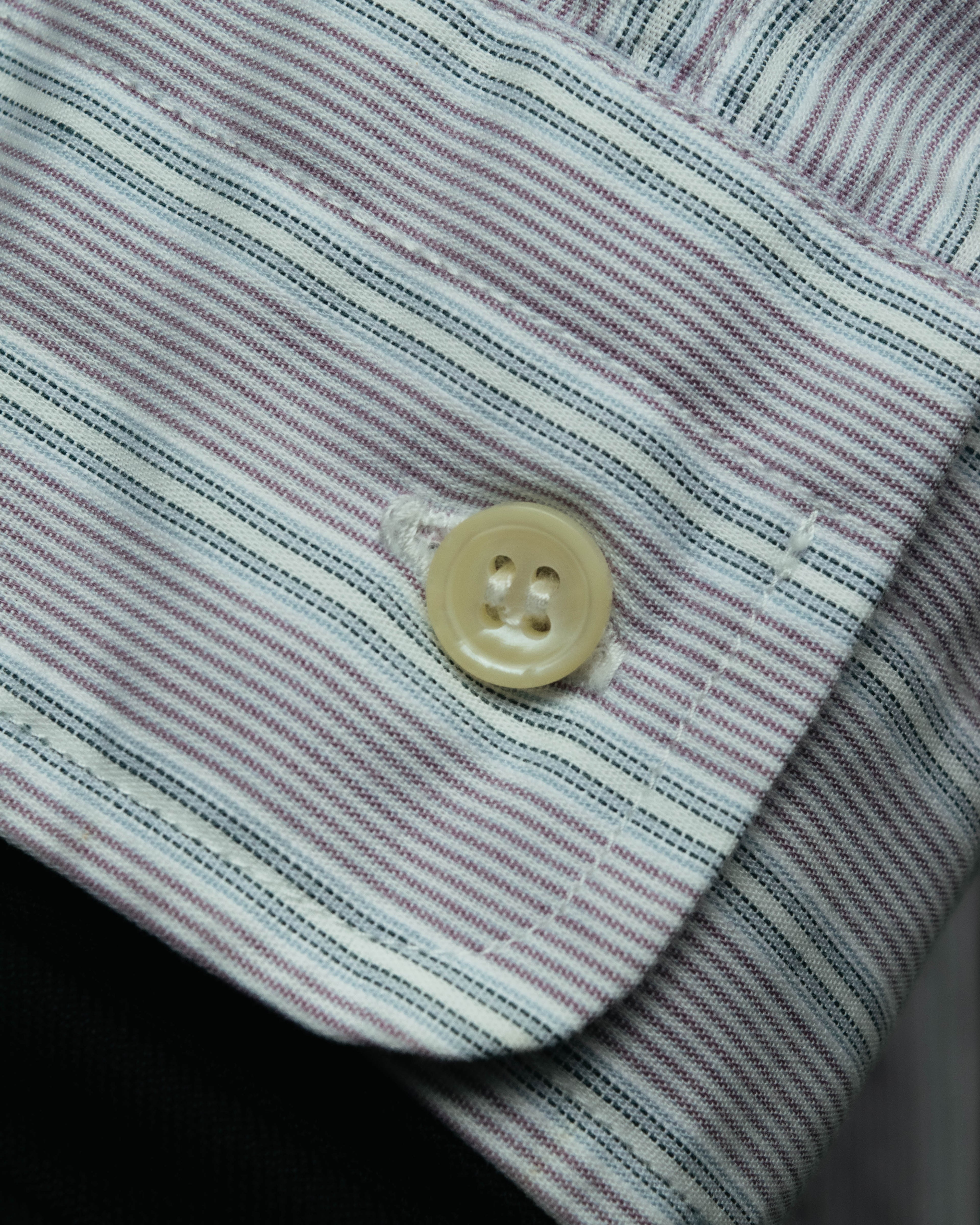 "Christian Dior" 80's-90's Relaxed striped long sleeve shirt