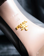 "PRADA" Shirred mode stylelong boots