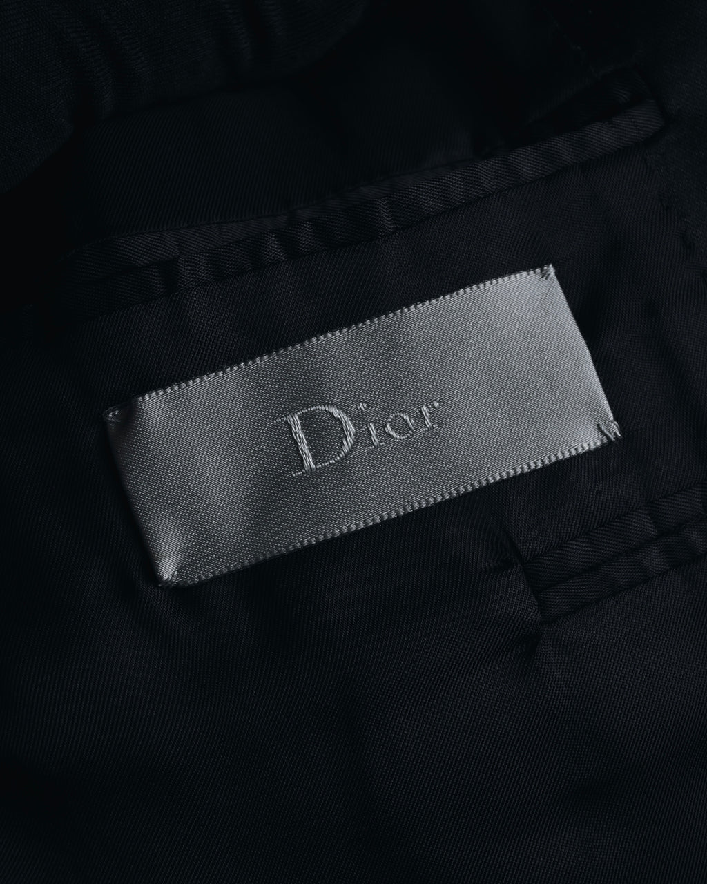"Dior Homme" Chris Van Assche design satin lapel tuxedo set up