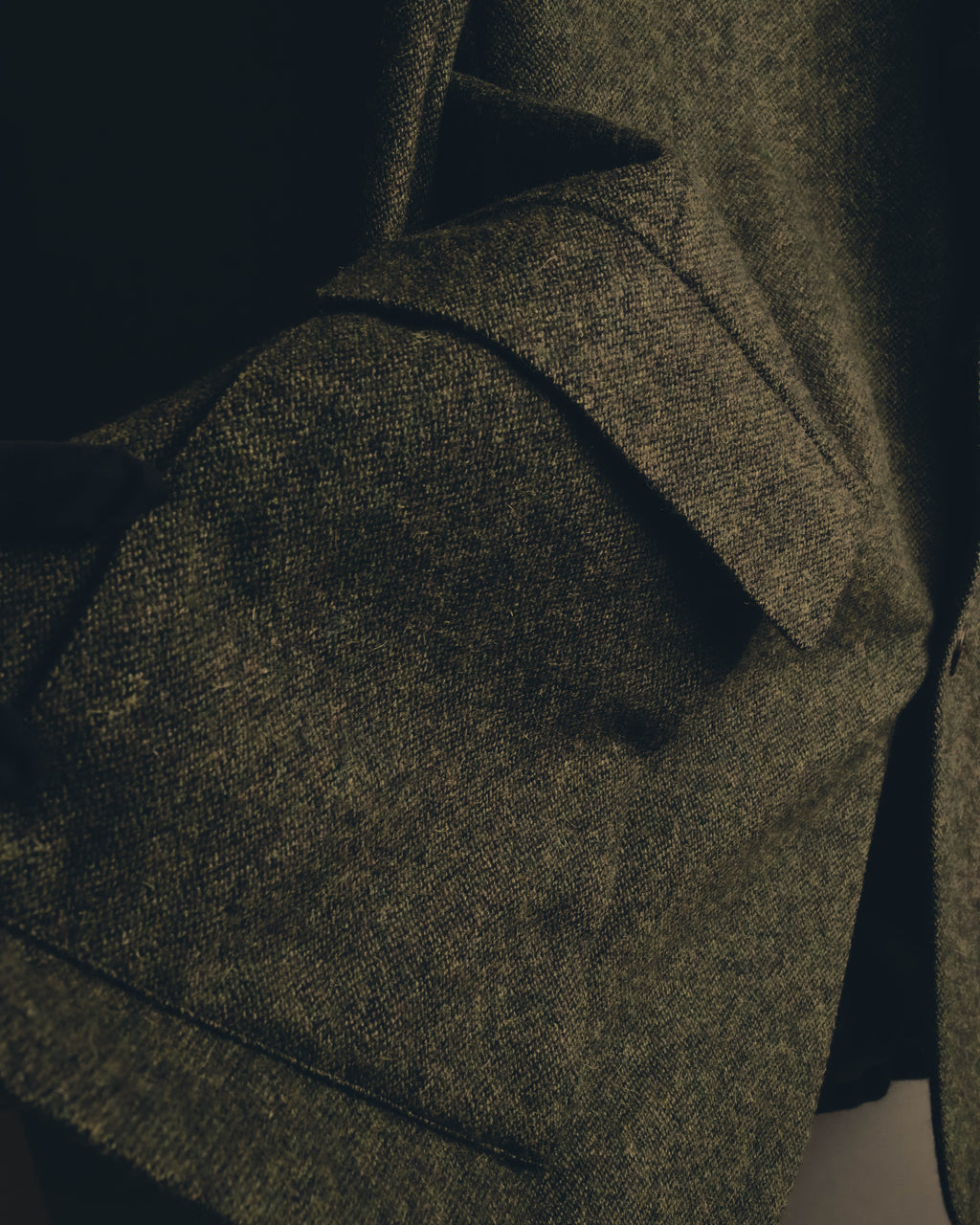 "BURBERRY LONDON" 00's-10's Classic wool tweed coat