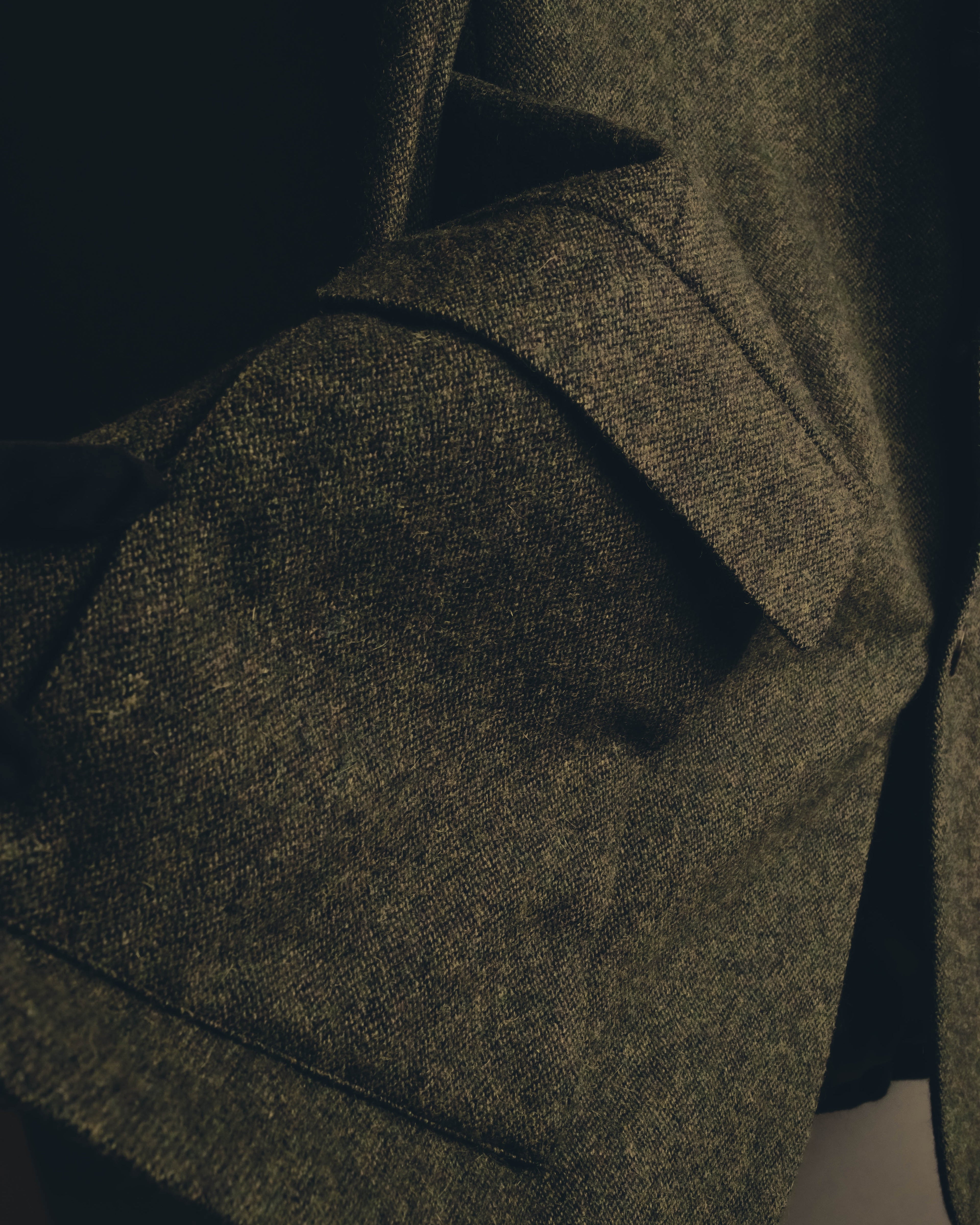 "BURBERRY LONDON" 00's-10's Classic wool tweed coat