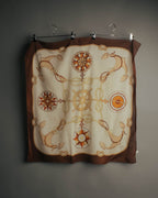 “GUCCI” 70’s-80’s nautical motif sheer scarf